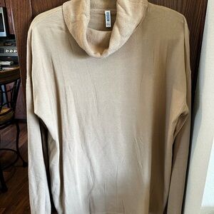 Last chance!!  Tan Turtleneck Sweater